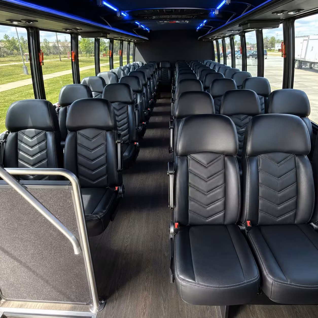 28 passenger minibus inside
