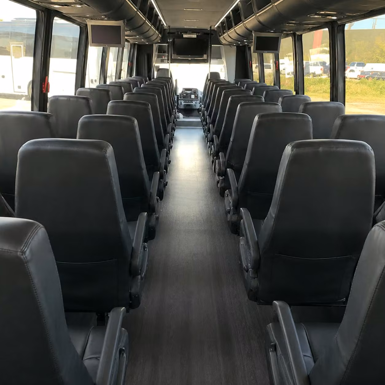 30 passenger minibus inside
