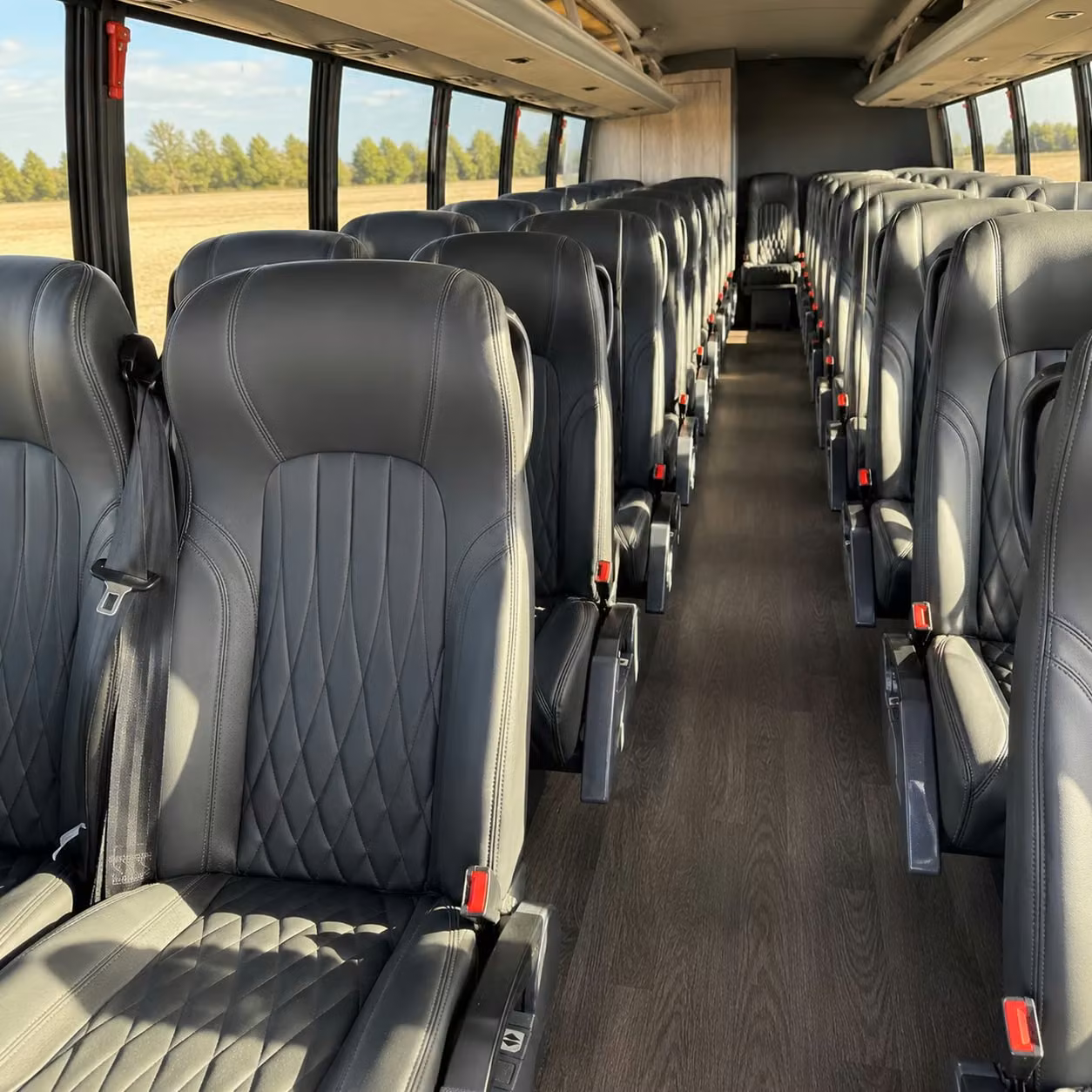 30 passenger minibus interior