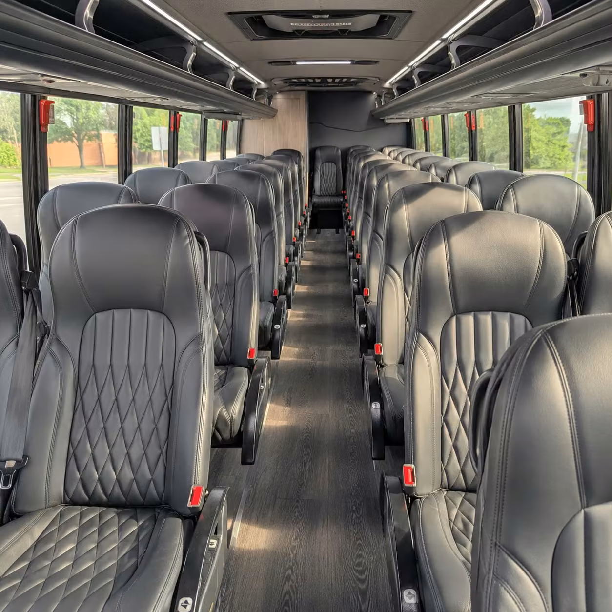35 passenger minibus inside