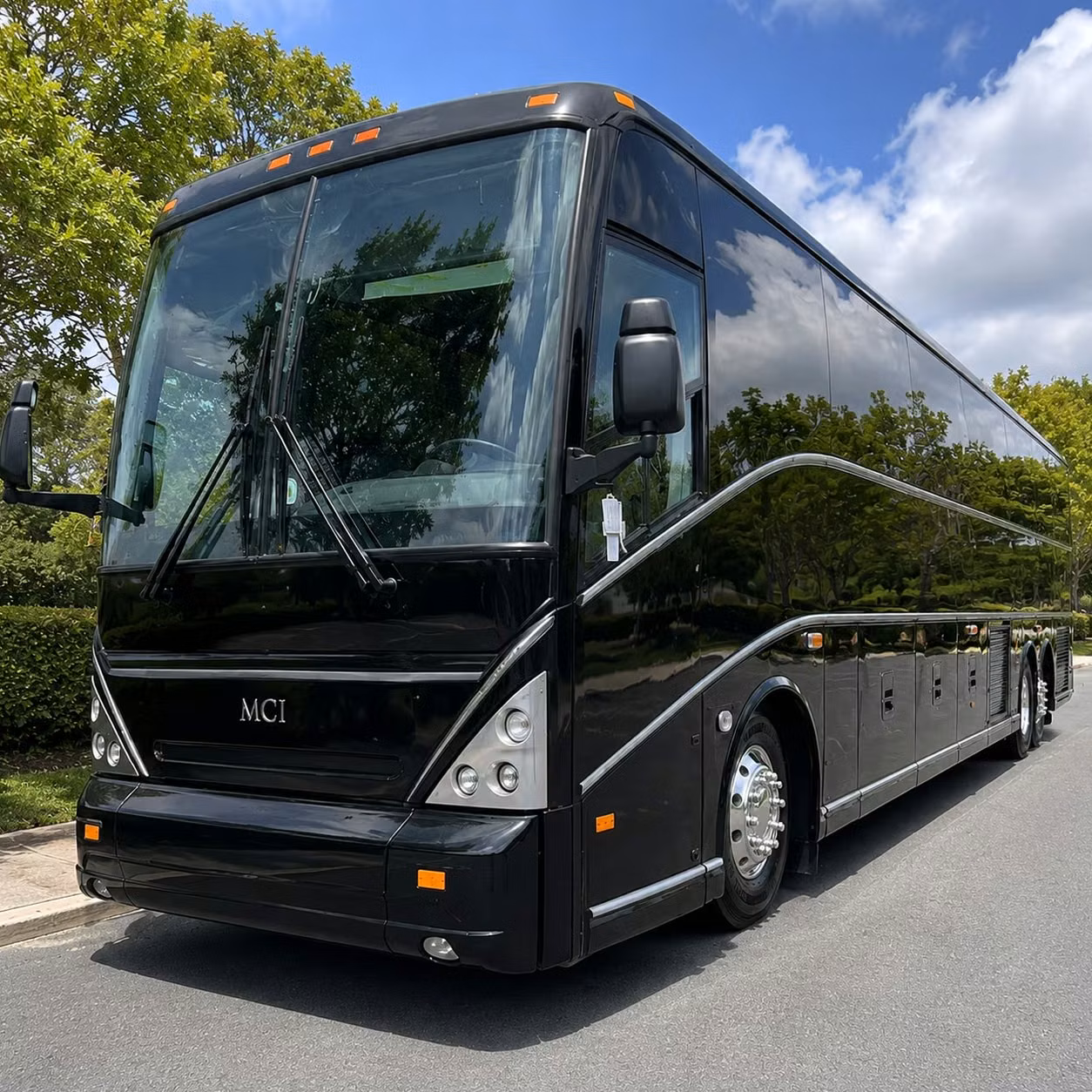 56 passenger charter bus