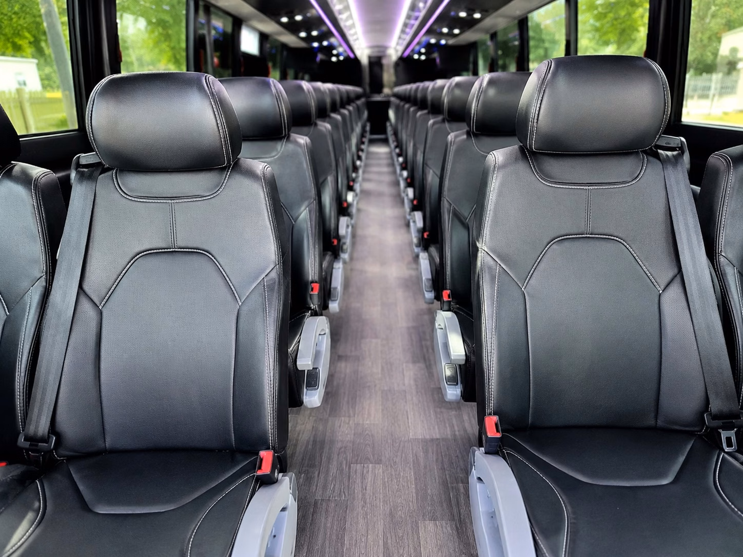 henderson charter bus inside