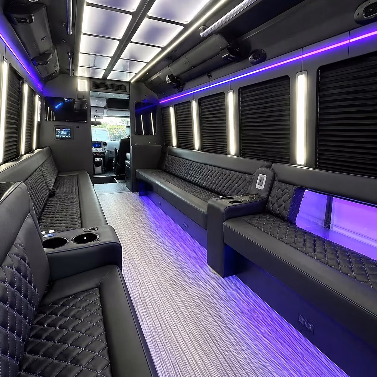 party bus interior