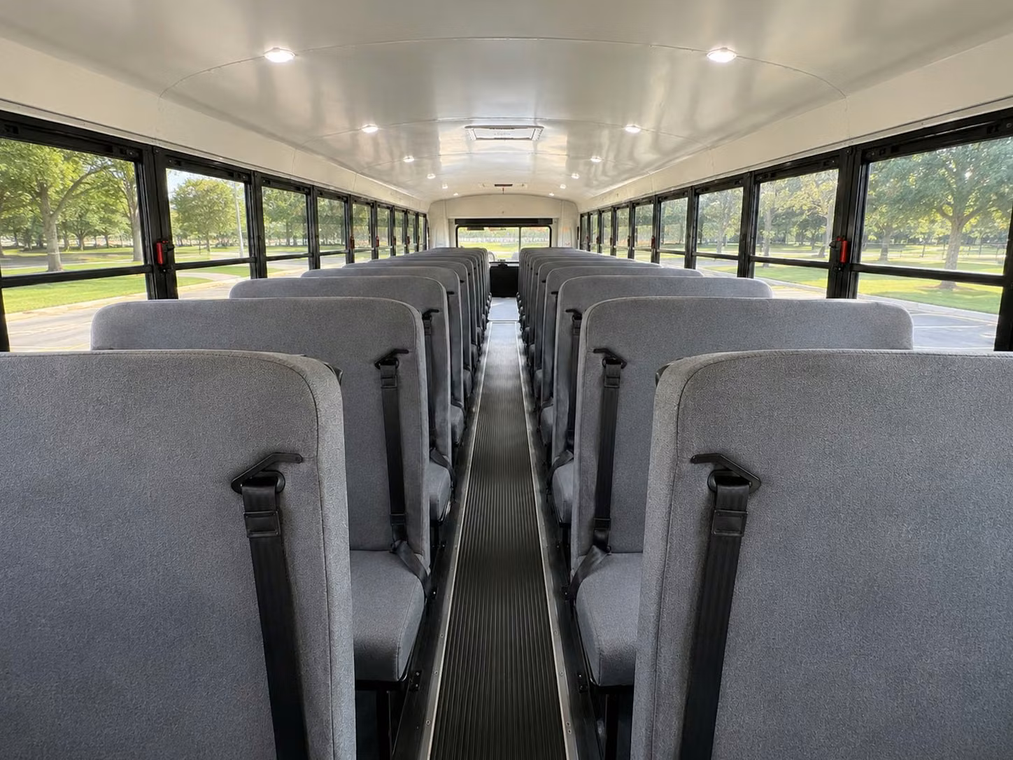 school bus interior